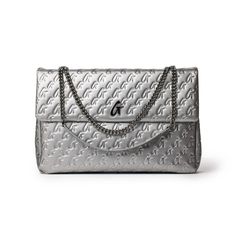 platinum flap monogram